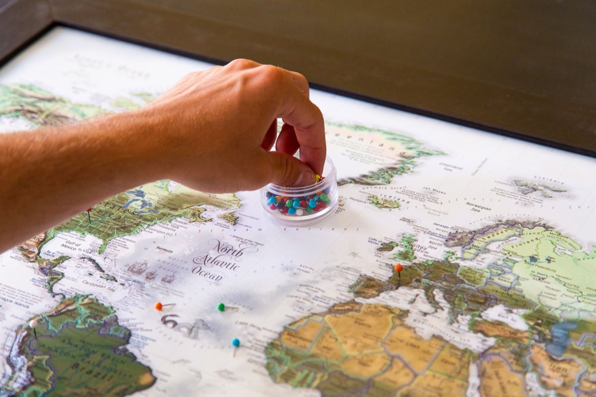 Person reading the U.S. State Department Visa Bulletin chart